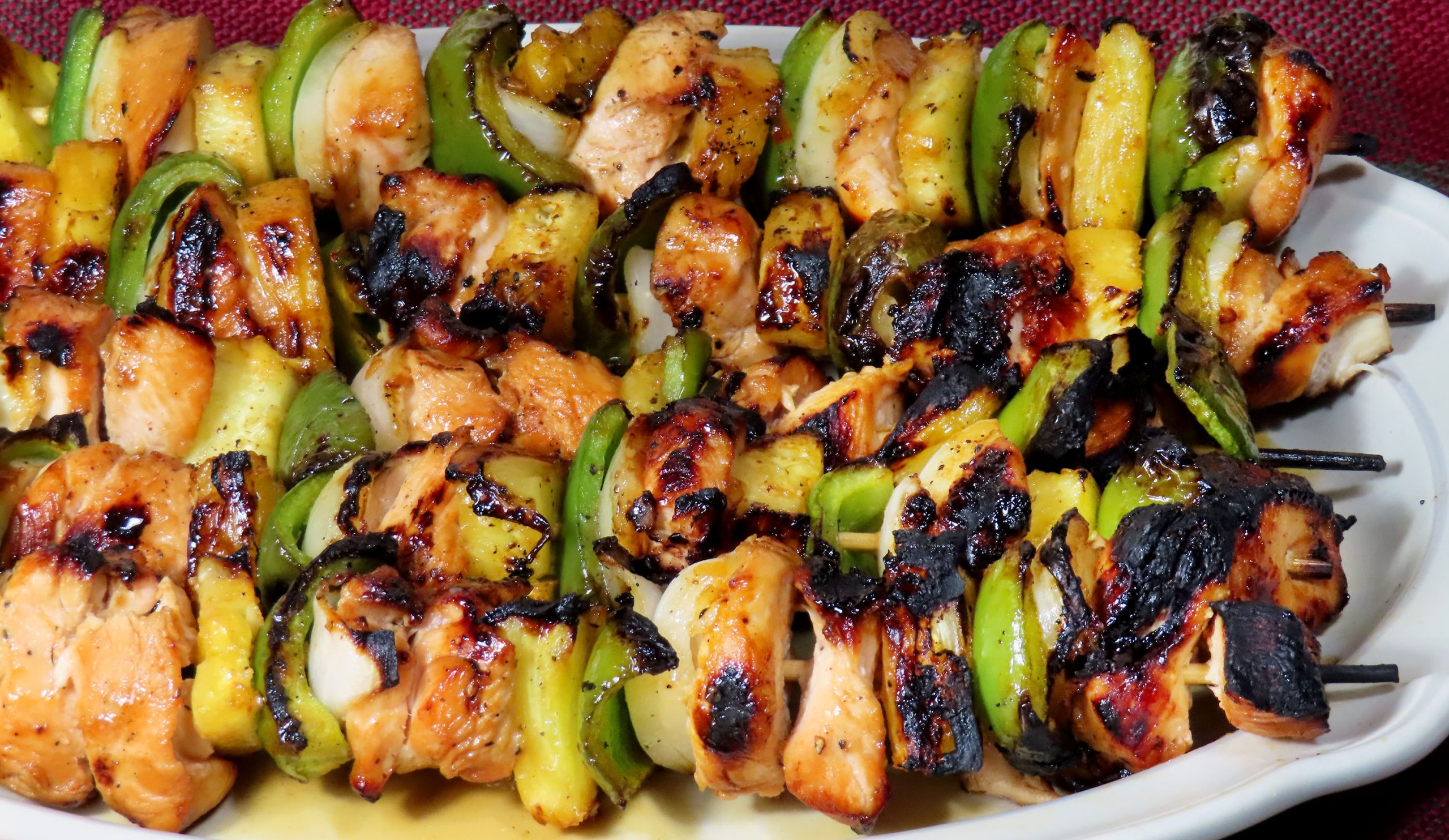 Hawaiian Chicken Kebabs – Whats for Dinner